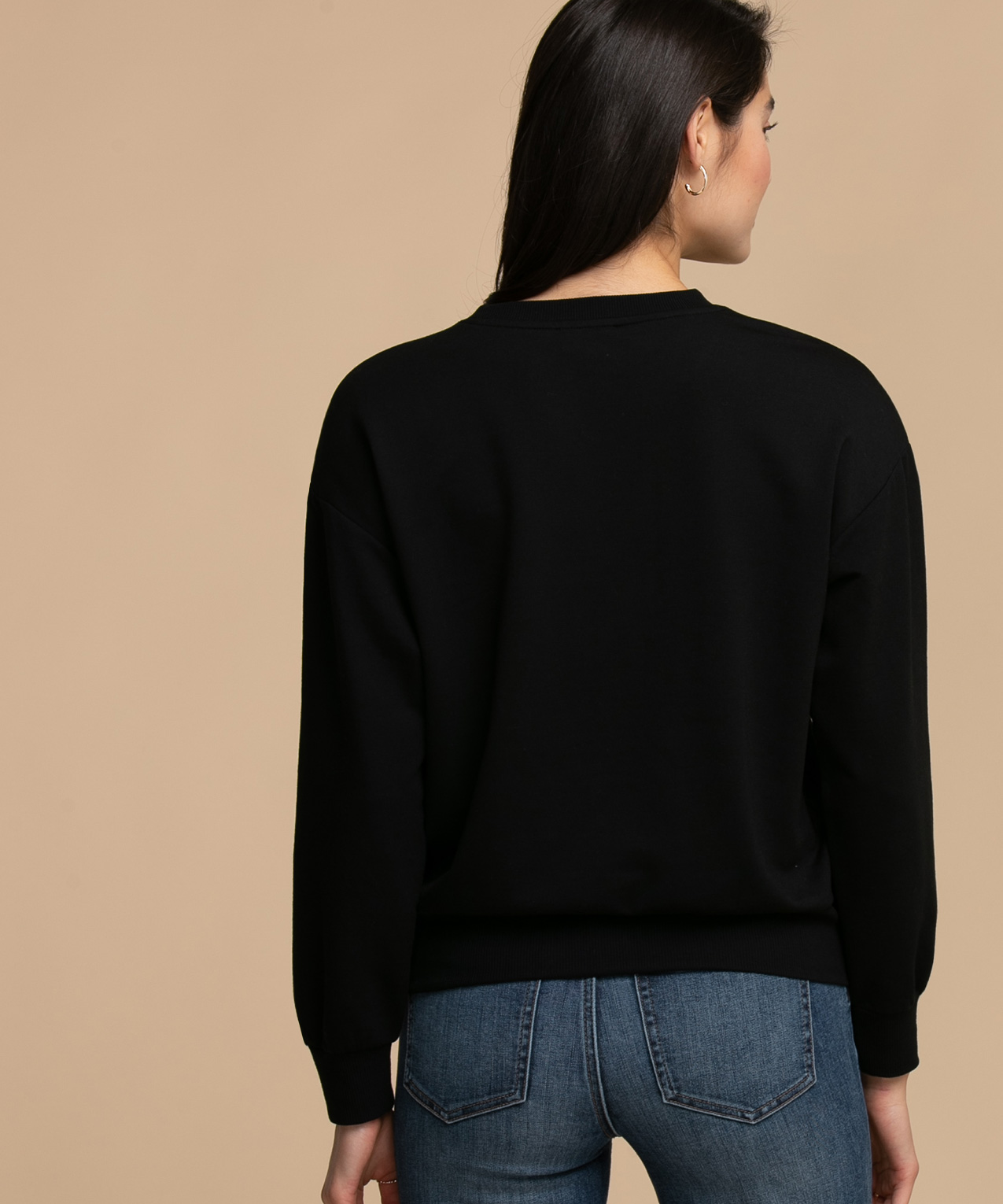 Scoop Neck Sweatshirt