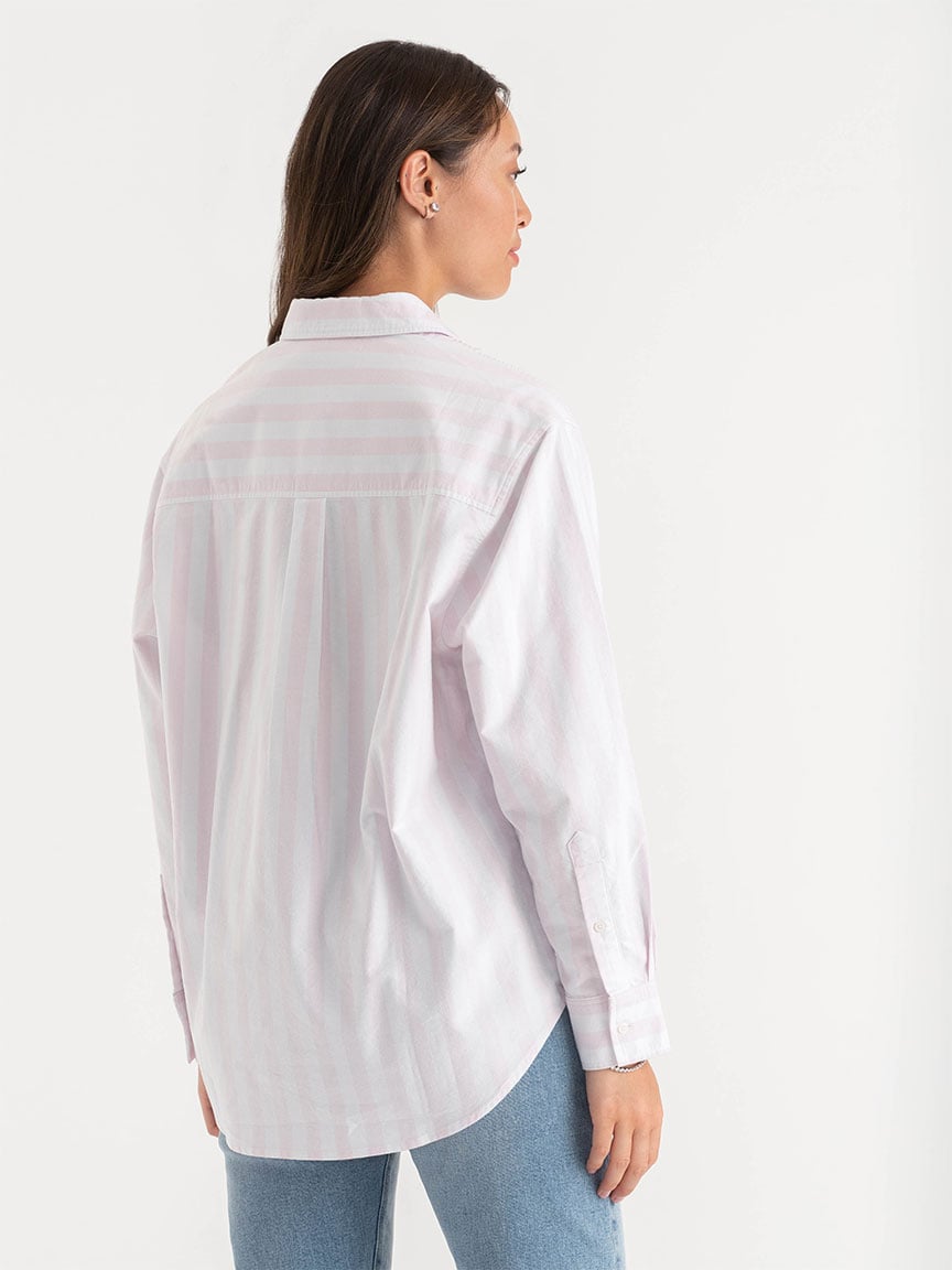Long Sleeve Relaxed Fit Oxford Shirt