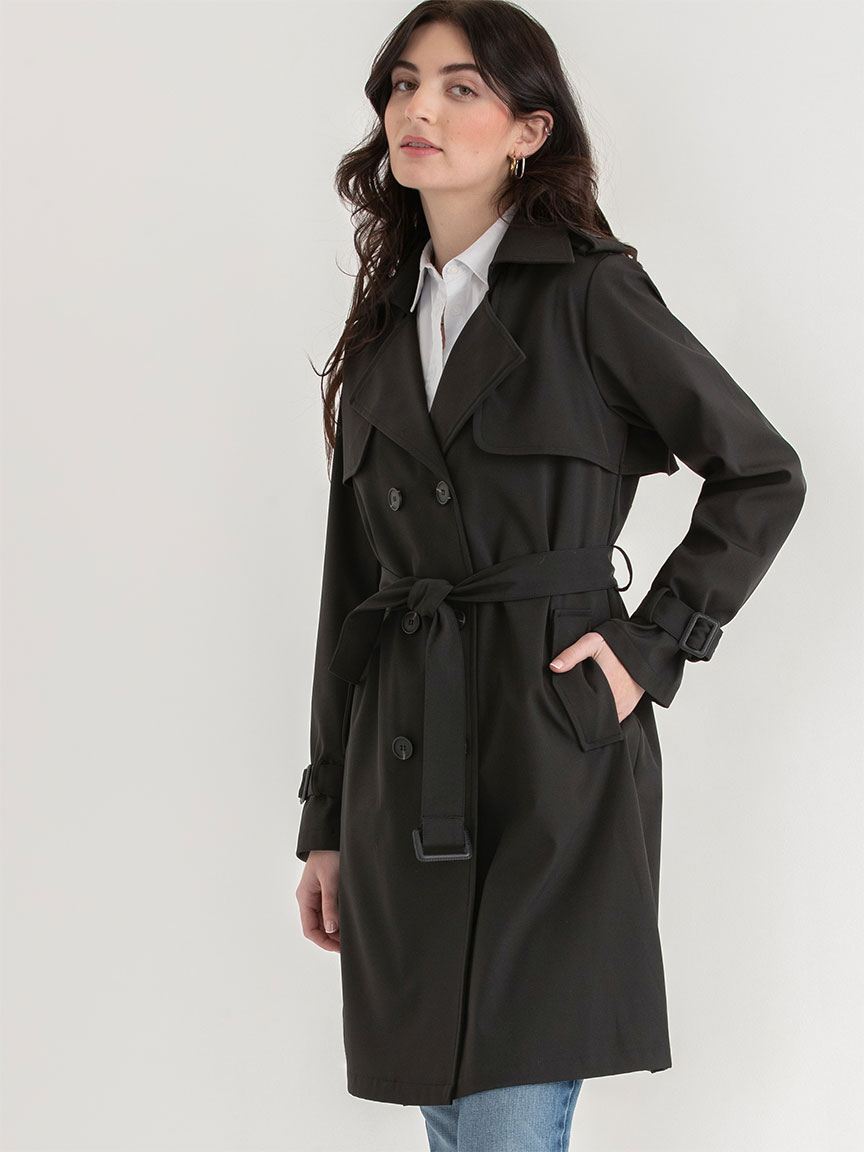 Long Double Breasted Trench