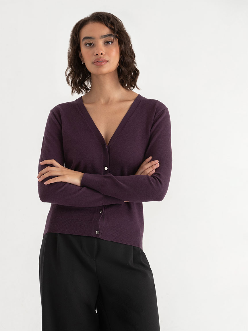 Long Sleeve V-Neck Cardigan