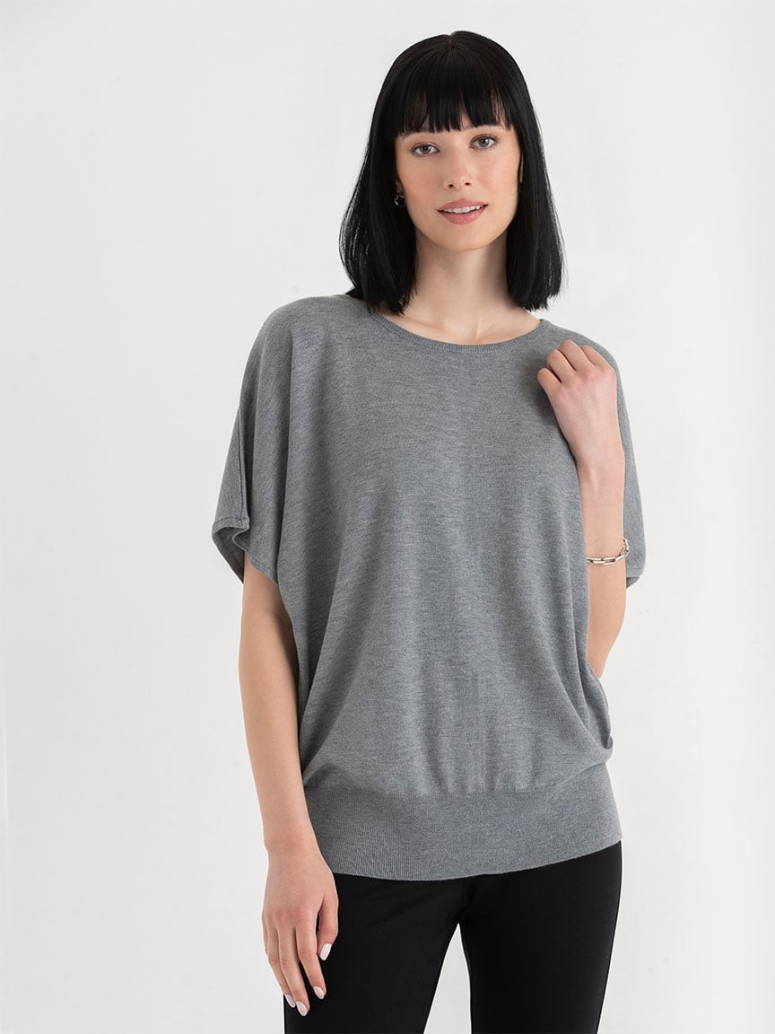 Cashmere Blend Dolman Sleeve Sweater