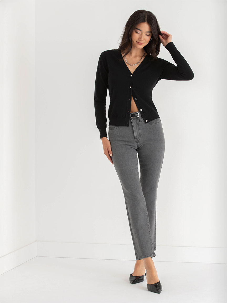 Stevie High Rise Straight Leg Jeans
