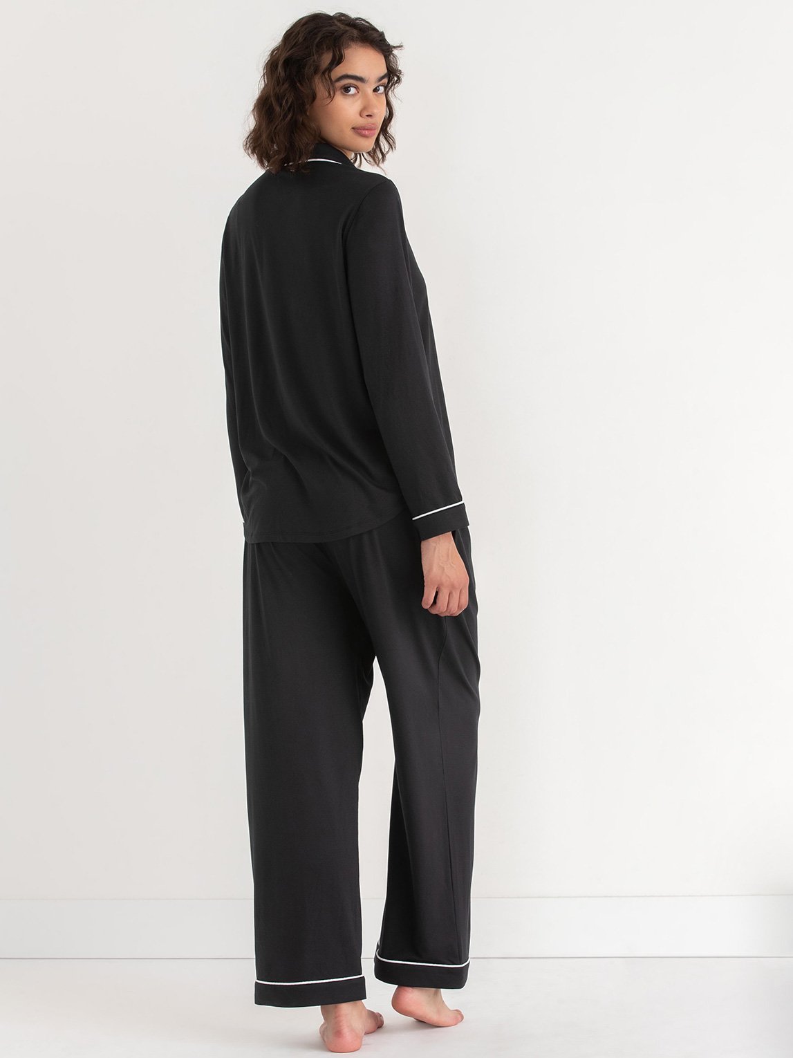 Long Sleeve Button-Down Sleep Set