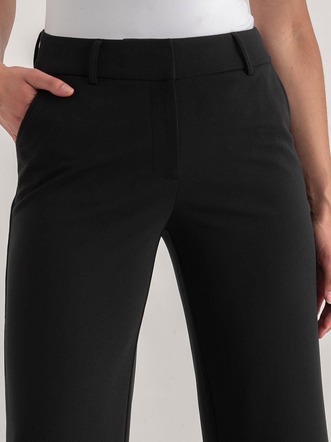 Weslee Wide-Crop Pant Iconic Crepe