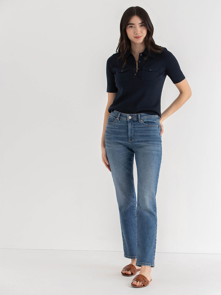 Polo Collar Sweater Tee
