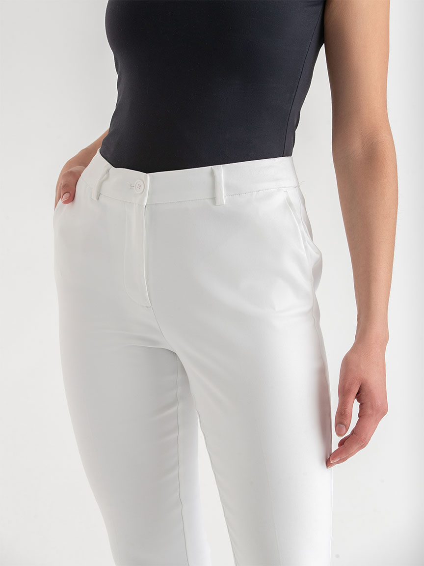 Syd Slim Straight Skimmer Pant Sateen
