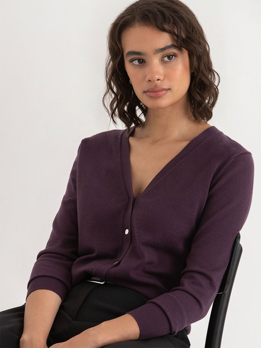Long Sleeve V-Neck Cardigan