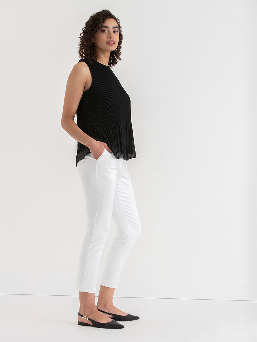 Syd Slim Straight Skimmer Pant Sateen