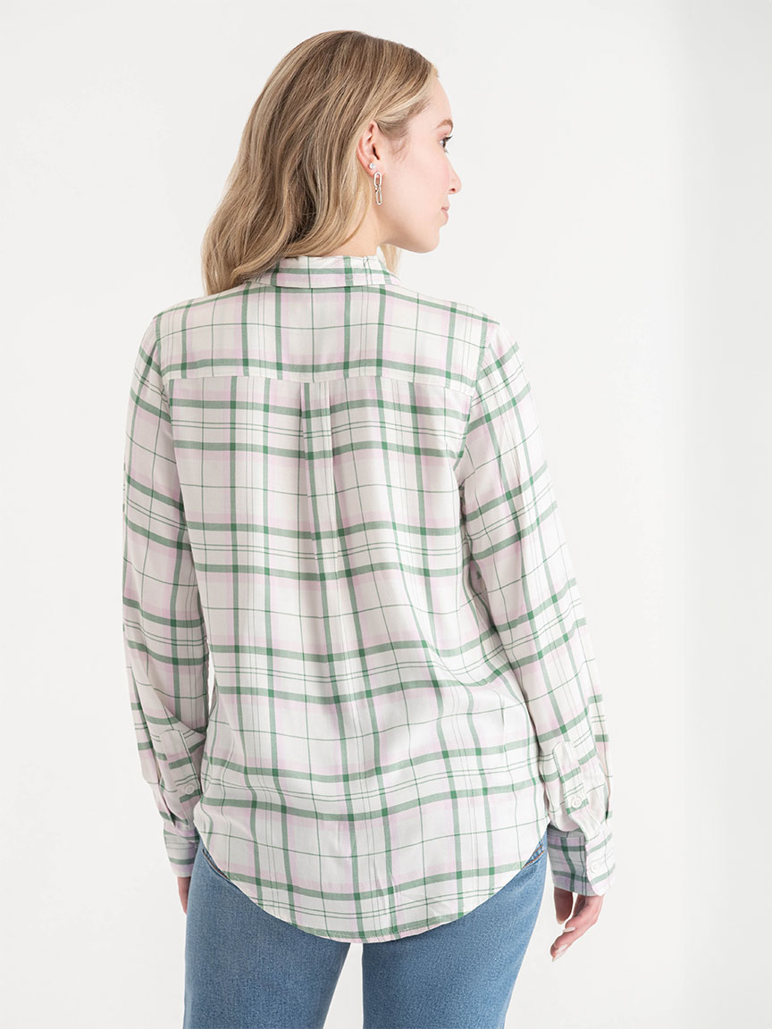 Long Sleeve Classic Plaid Shirt