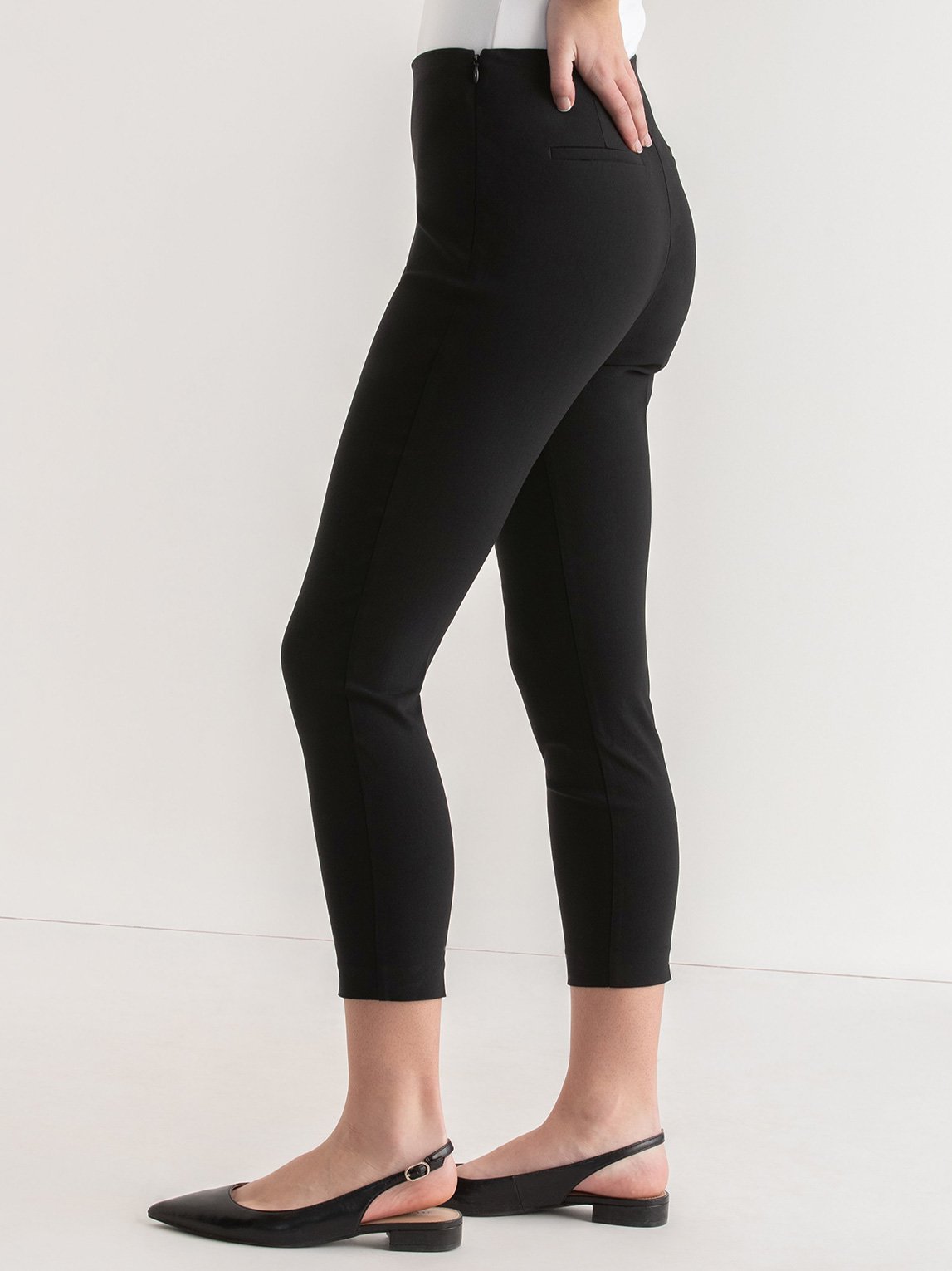 Audrey Skinny Crop Pant Microtwill