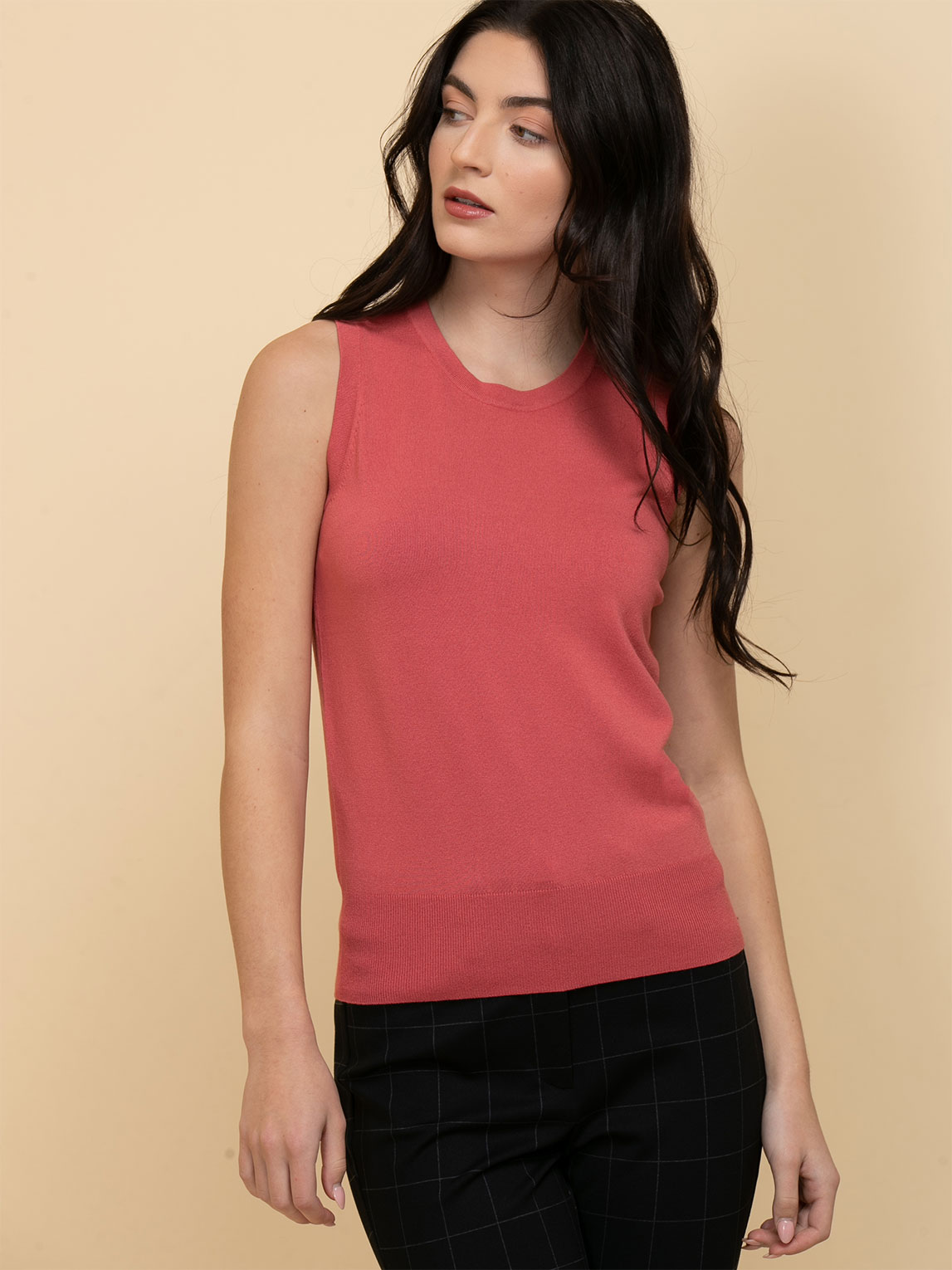 Sleeveless Layering Sweater Tank