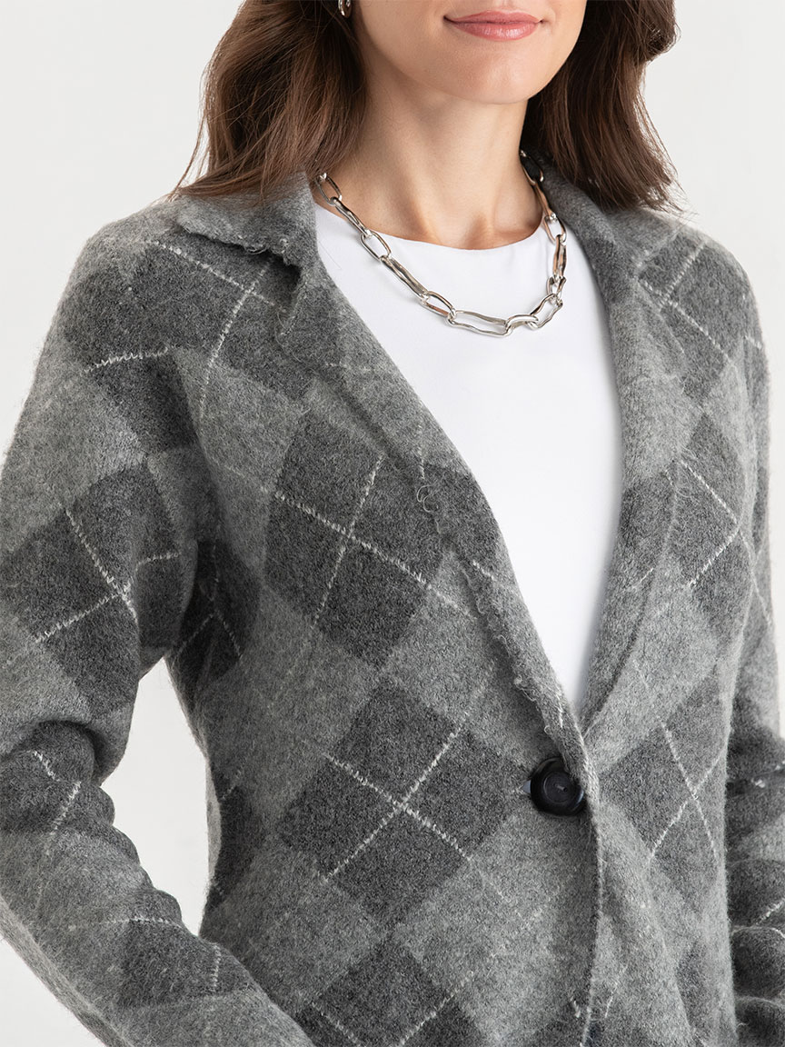 Lapel Button Coatigan