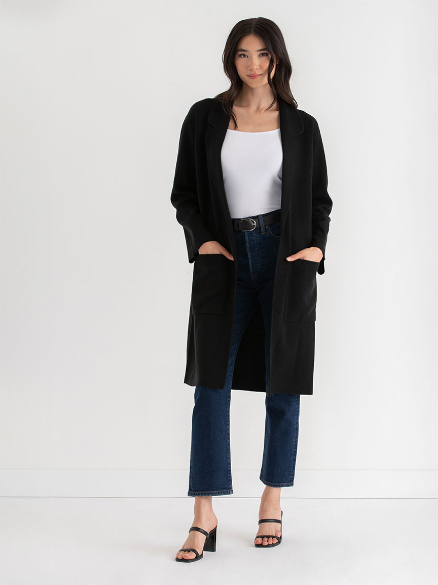 Long Length Sweater Blazer
