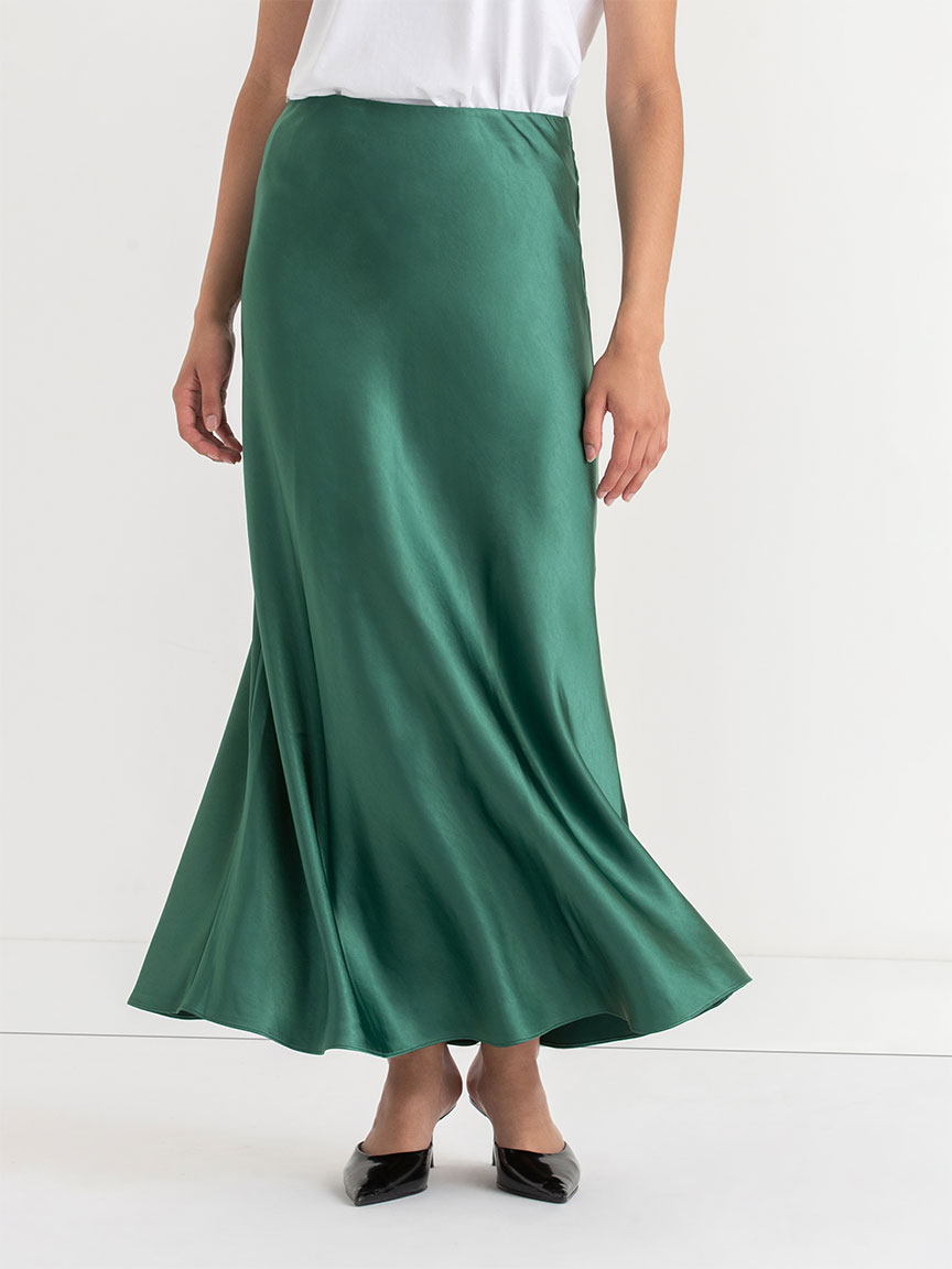Satin Maxi Skirt