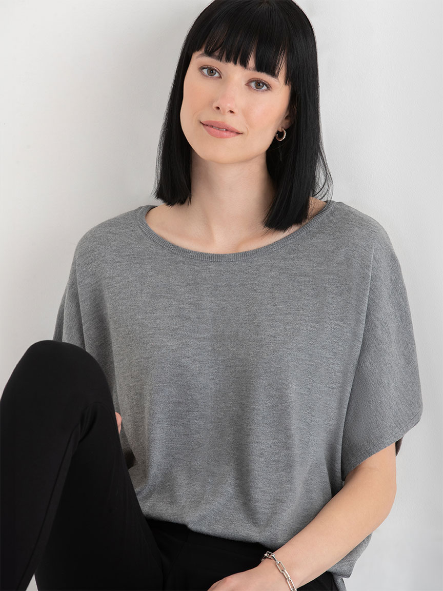 Cashmere Blend Dolman Sleeve Sweater
