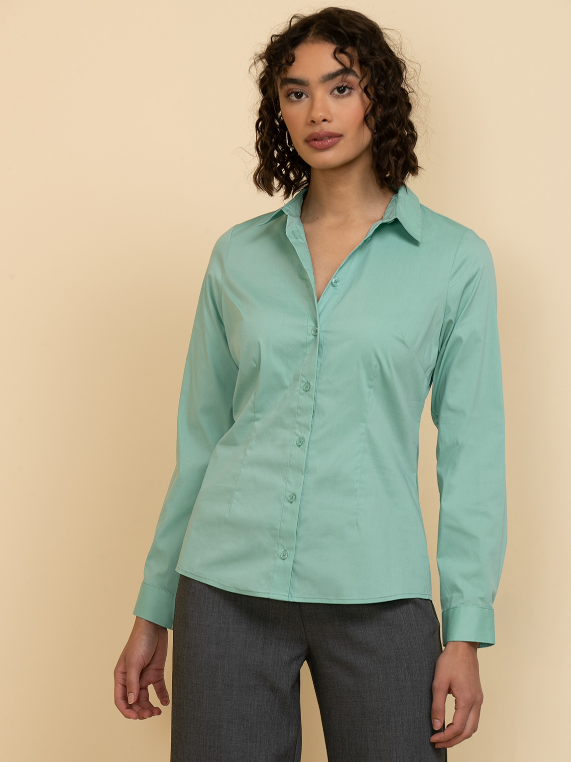 Talia Fitted Collared Shirt