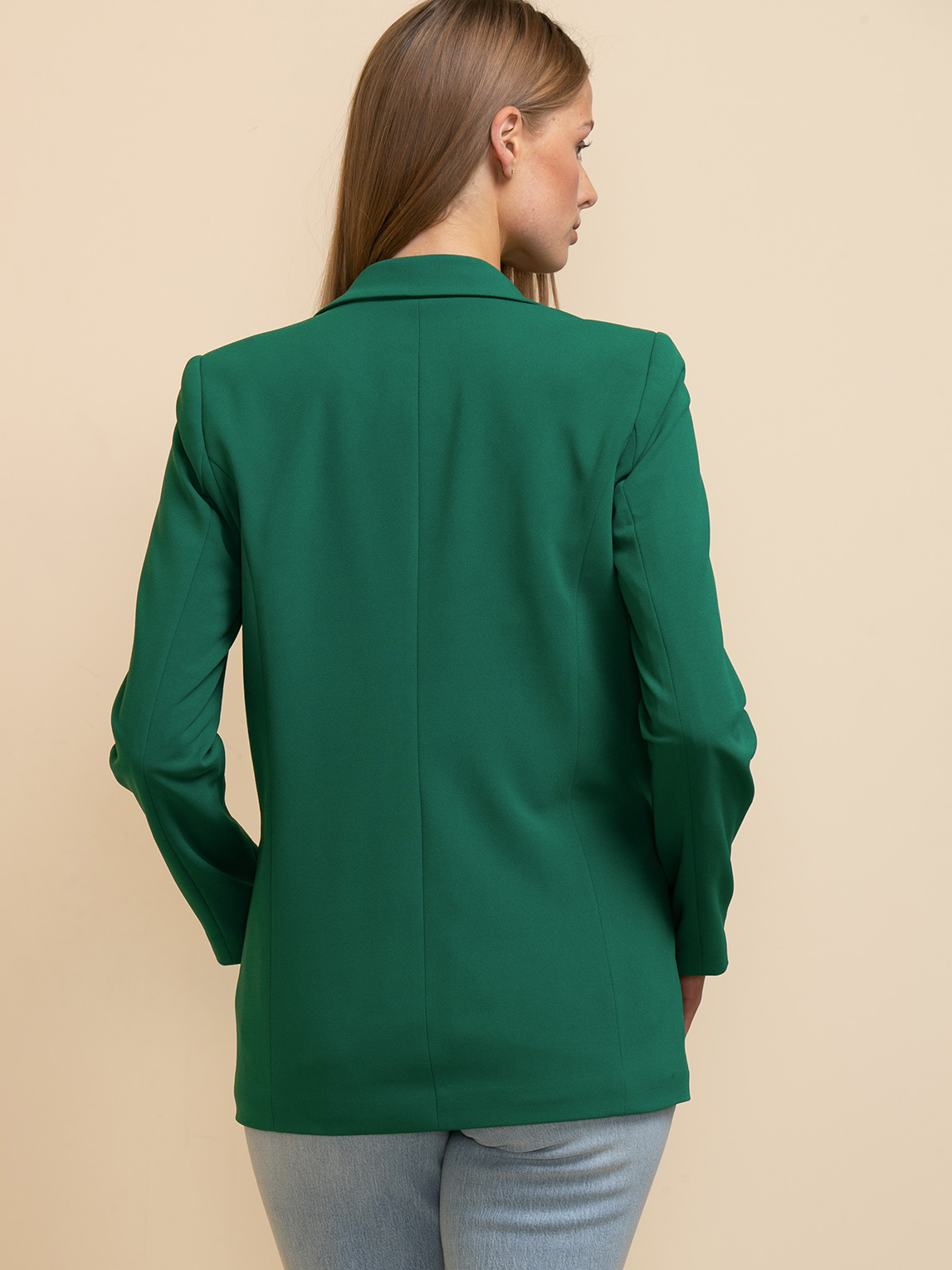 Crepe Blazer - Light Green Jacket