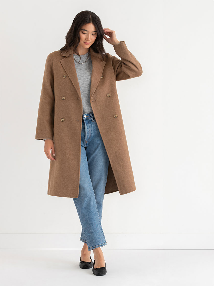 Helena Wool Blend Midi Coat