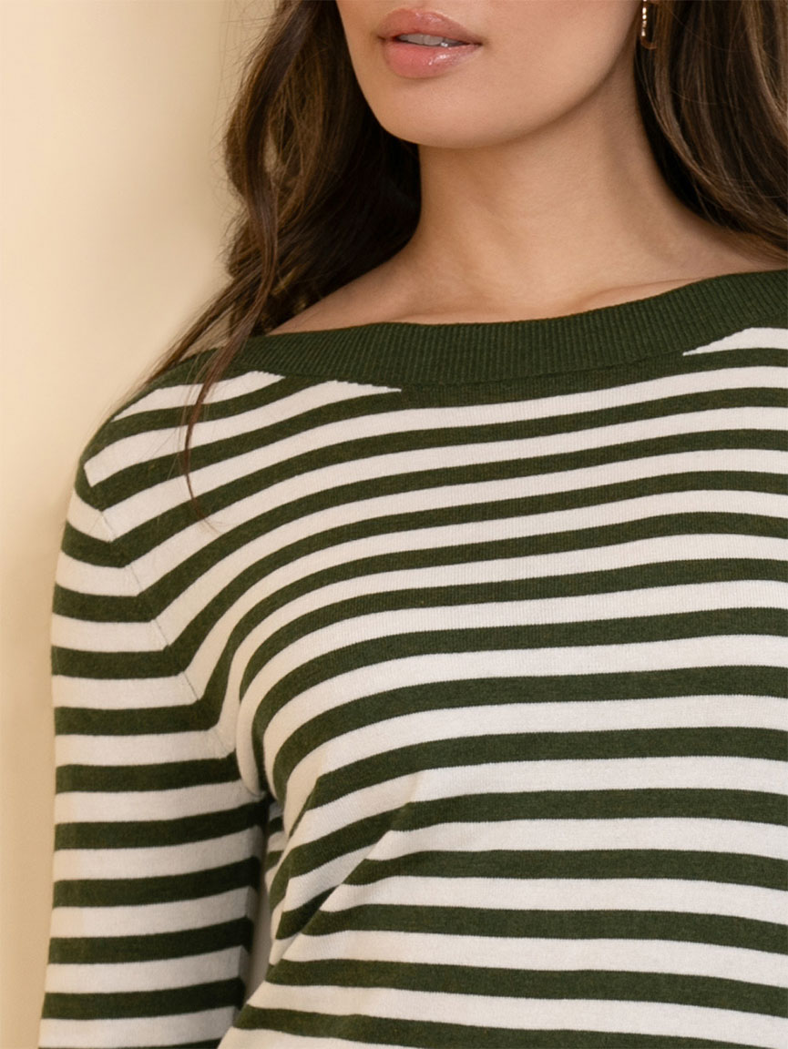 Cashmere Blend Boatneck Sweater