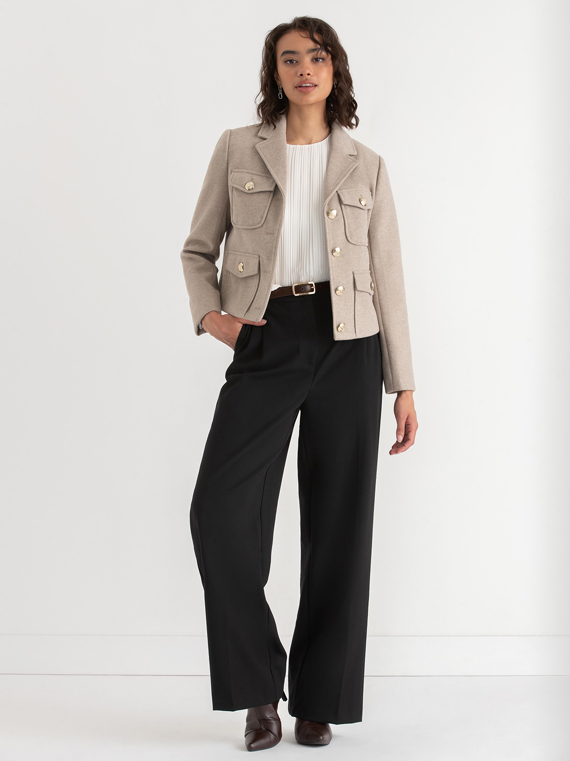 4 Pocket Felt Jacket
