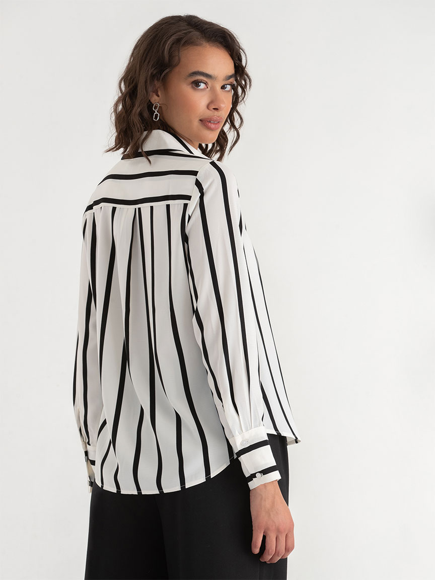 Nicole Textured Button-Down Shirt