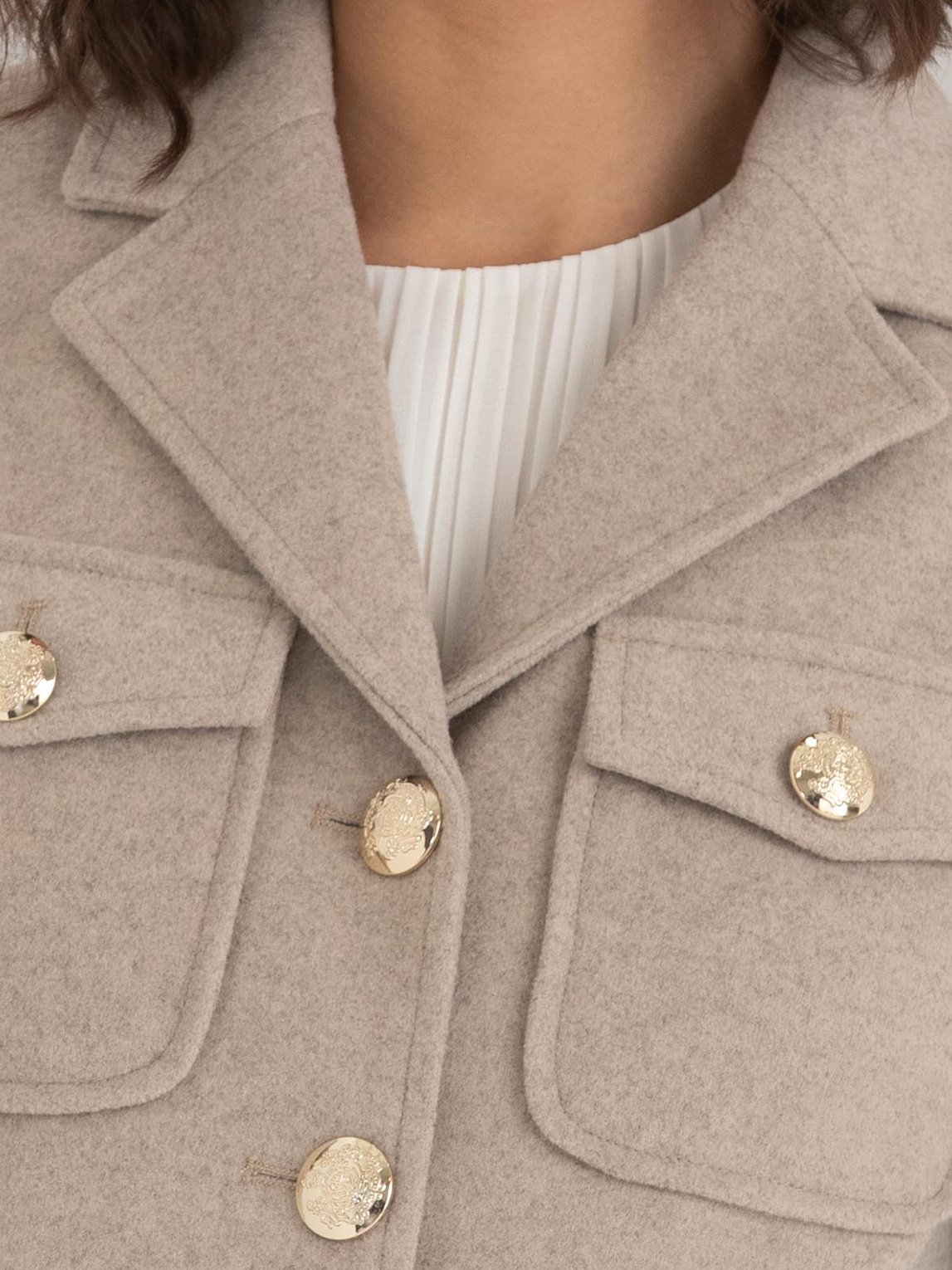 4 Pocket Felt Jacket