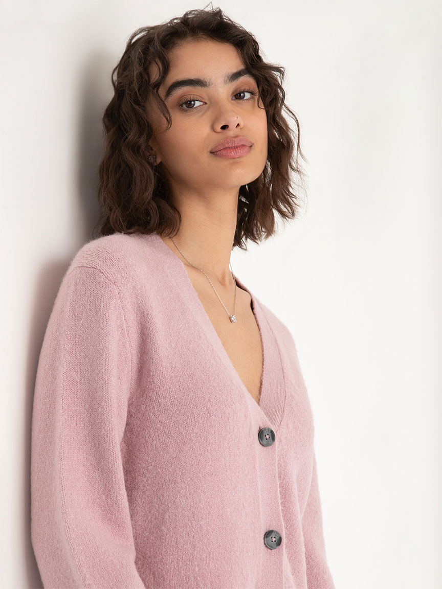 Long Sleeve Button Front Cardigan
