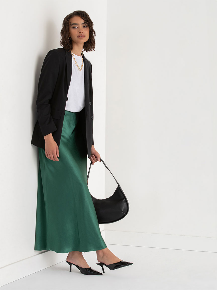Satin Maxi Skirt