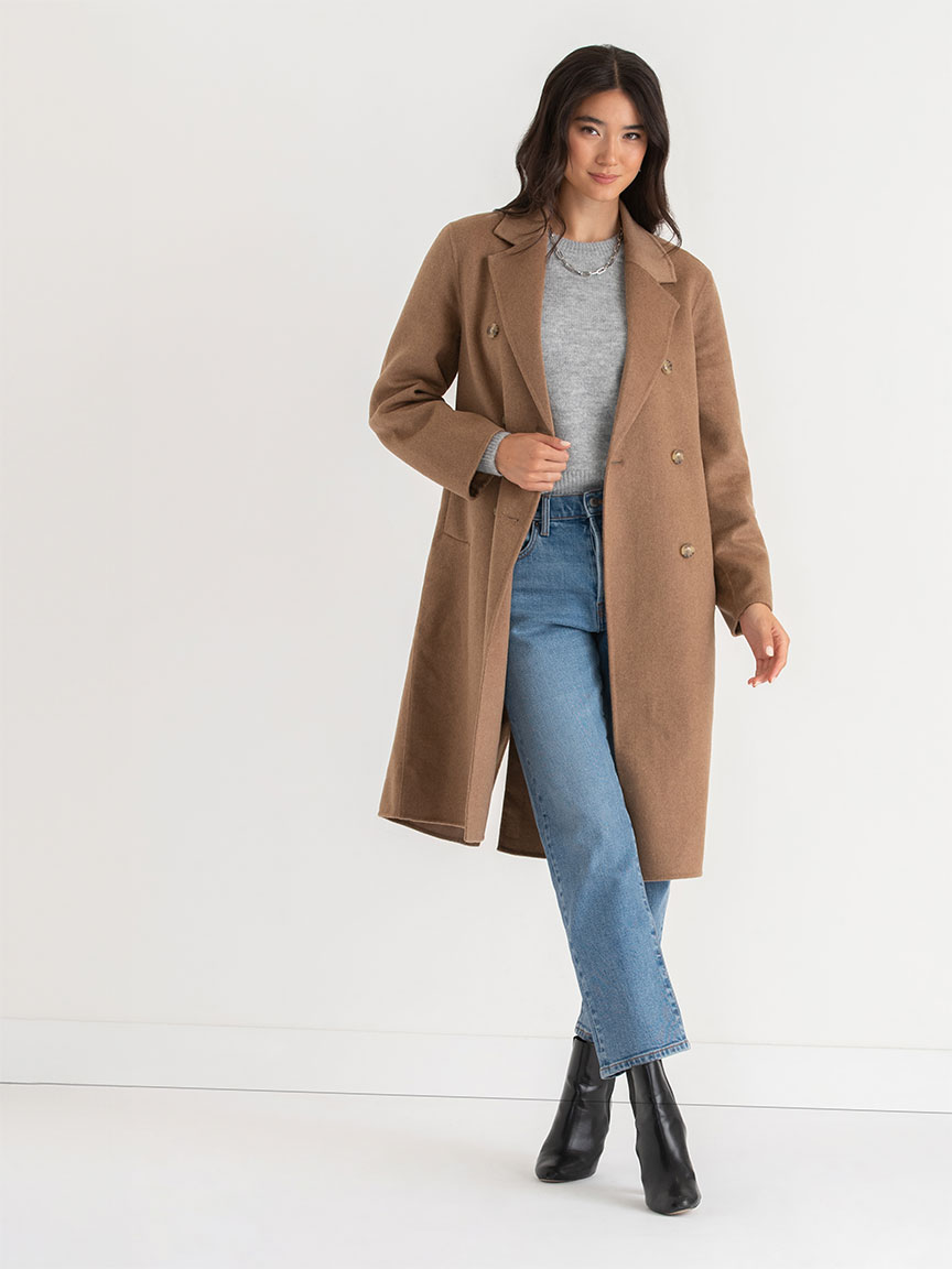 Helena Wool Blend Midi Coat