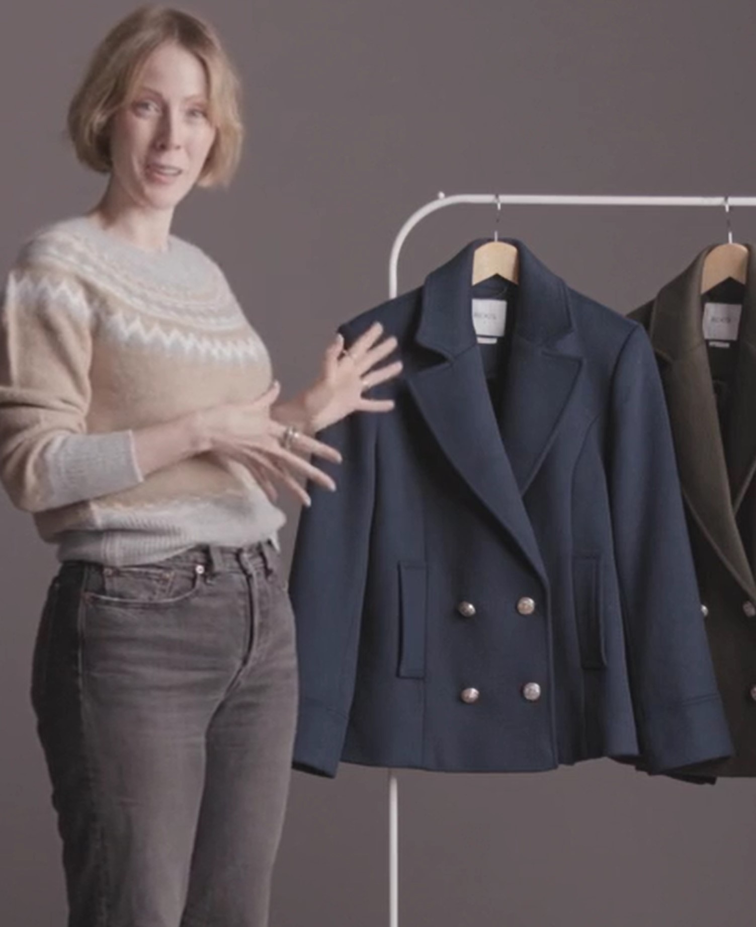 Taylor Double Breasted Peacoat