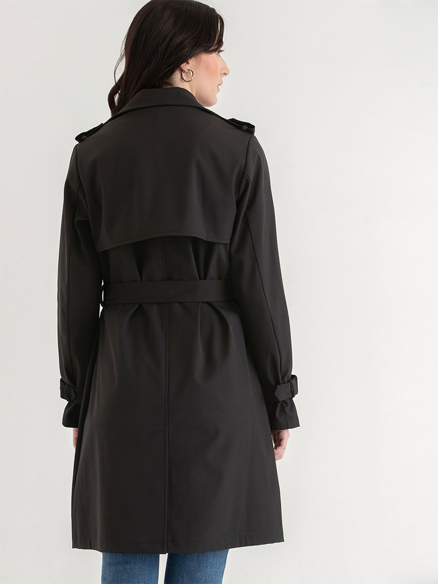 Long Double Breasted Trench