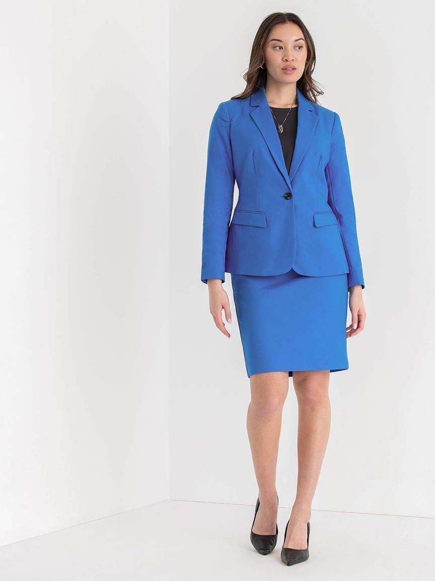 Cotton Sateen Pencil Skirt