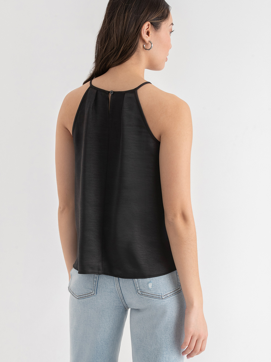 Satin Halter Blouse