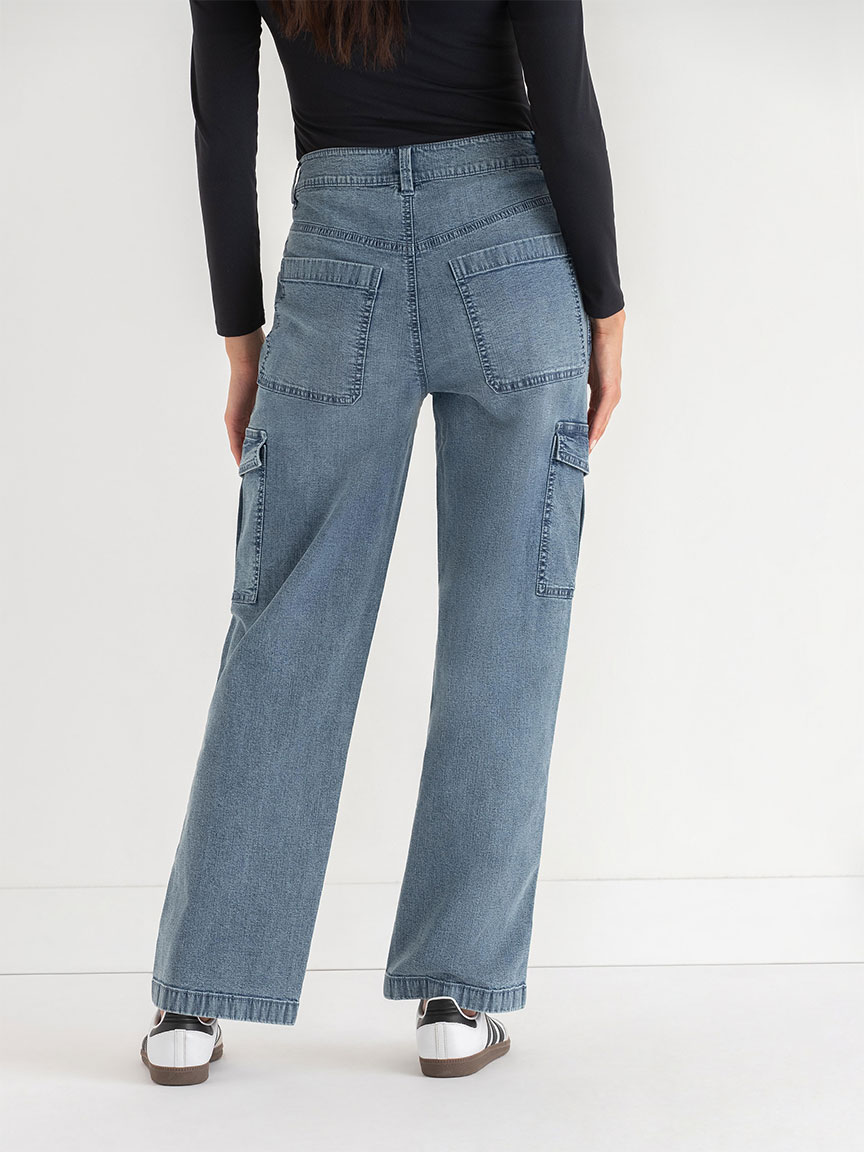 Lucy Loose Straight Cargo Jeans
