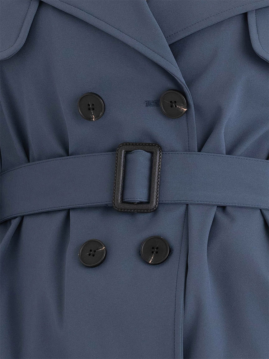 Long Double Breasted Trench