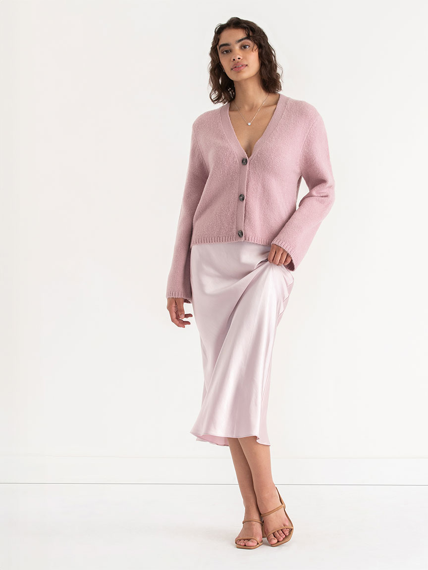 Long Sleeve Button Front Cardigan