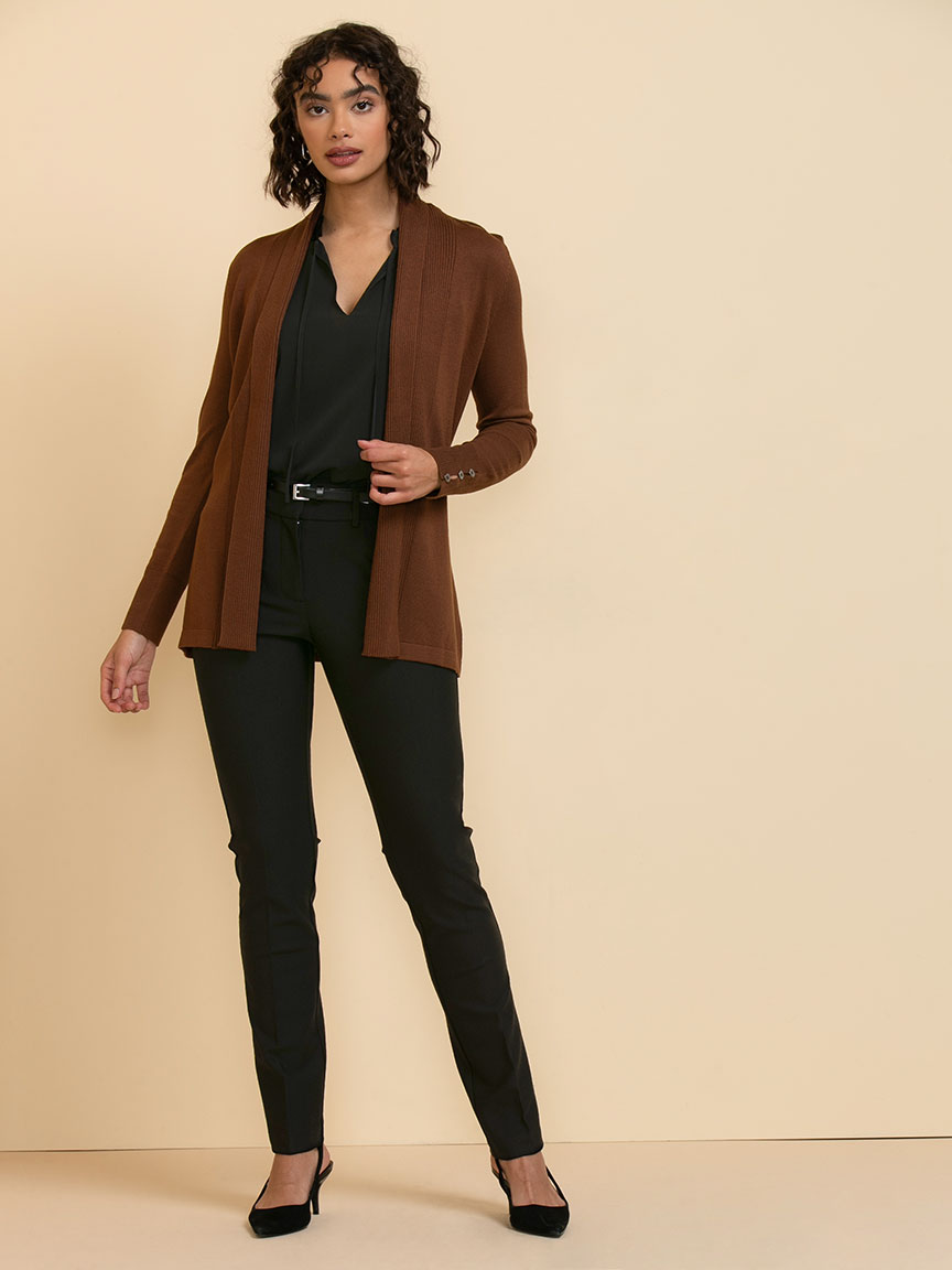 Side Tab Button Cardigan