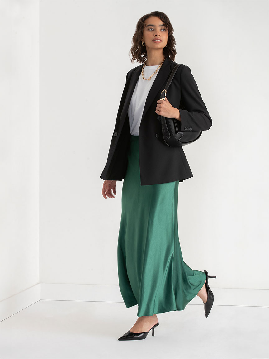 Satin Maxi Skirt