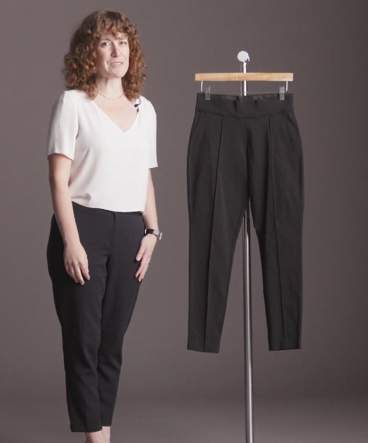 Alfie Pull-On Slim Pant in Microtwill 