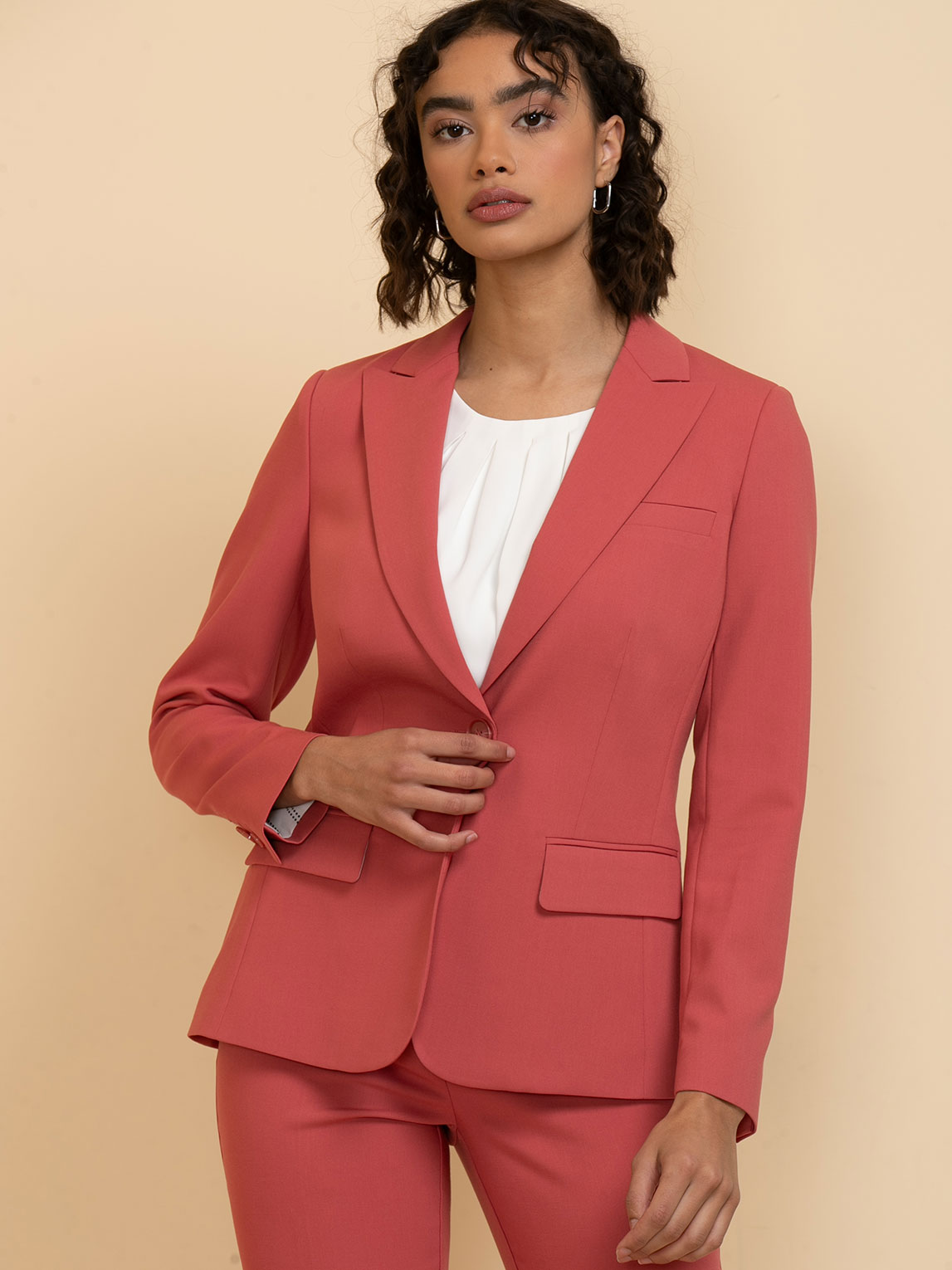 Cambridge Classic Suiting Blazer Luxe Tailored