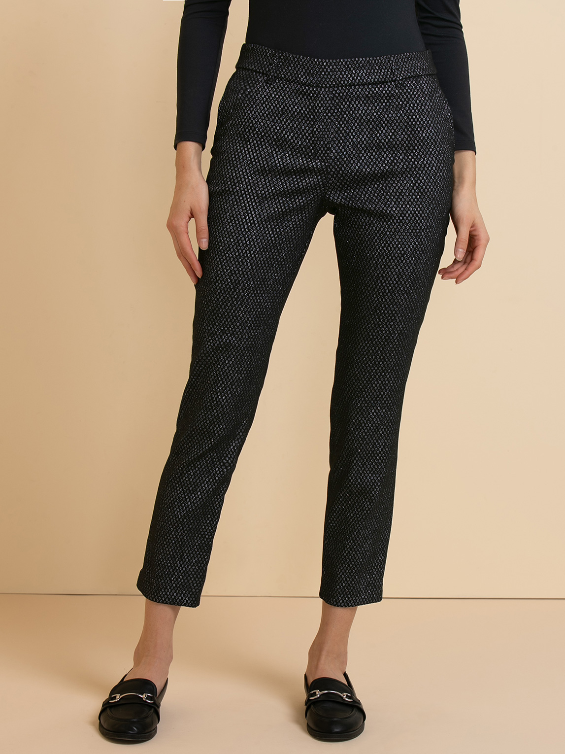 Slim Leg Pattern Microtwill Pant by Jules & Leopold