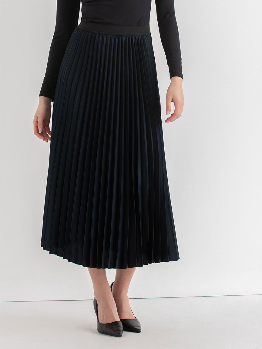 Pleated Midi Skirt