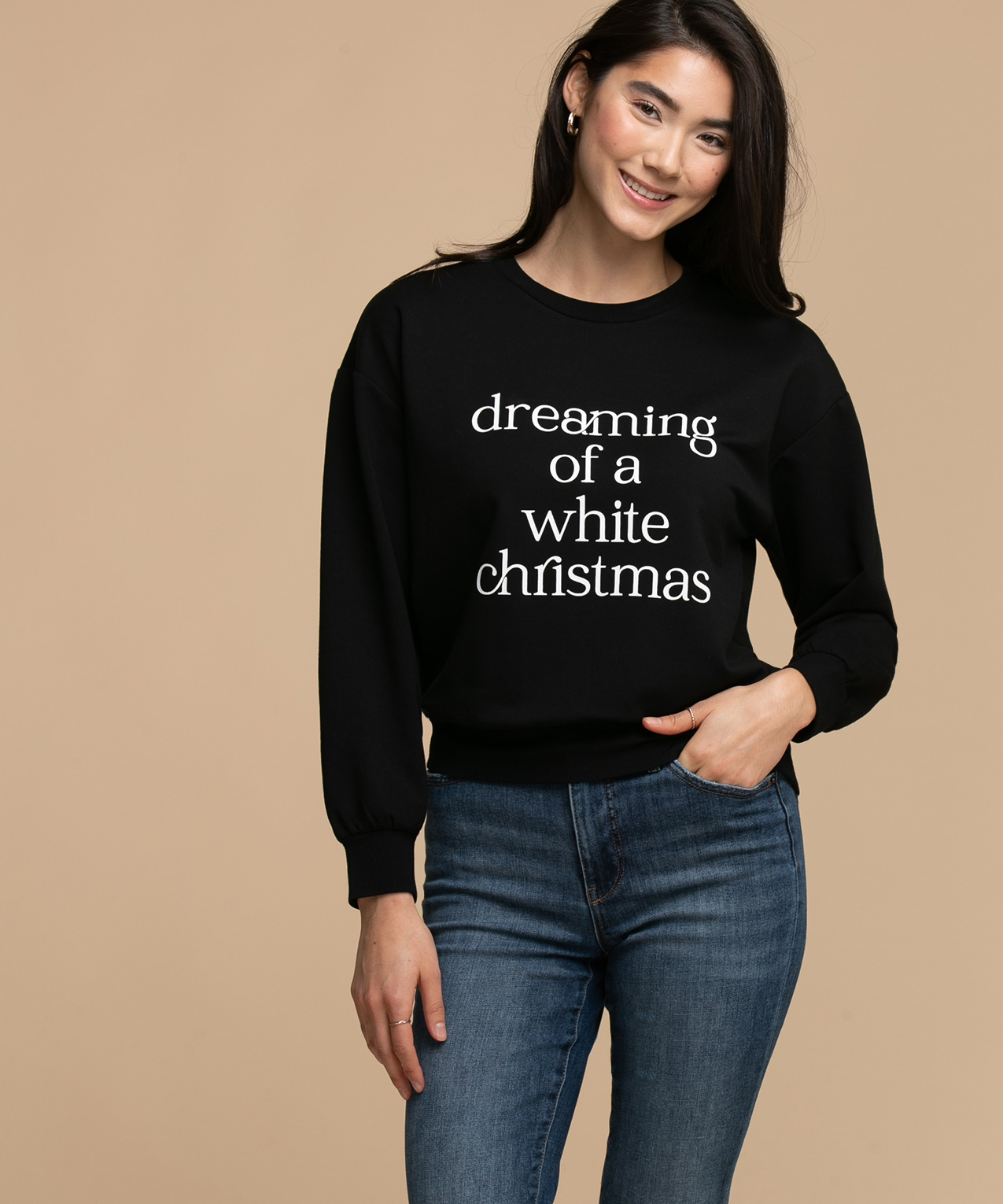 Scoop Neck Sweatshirt