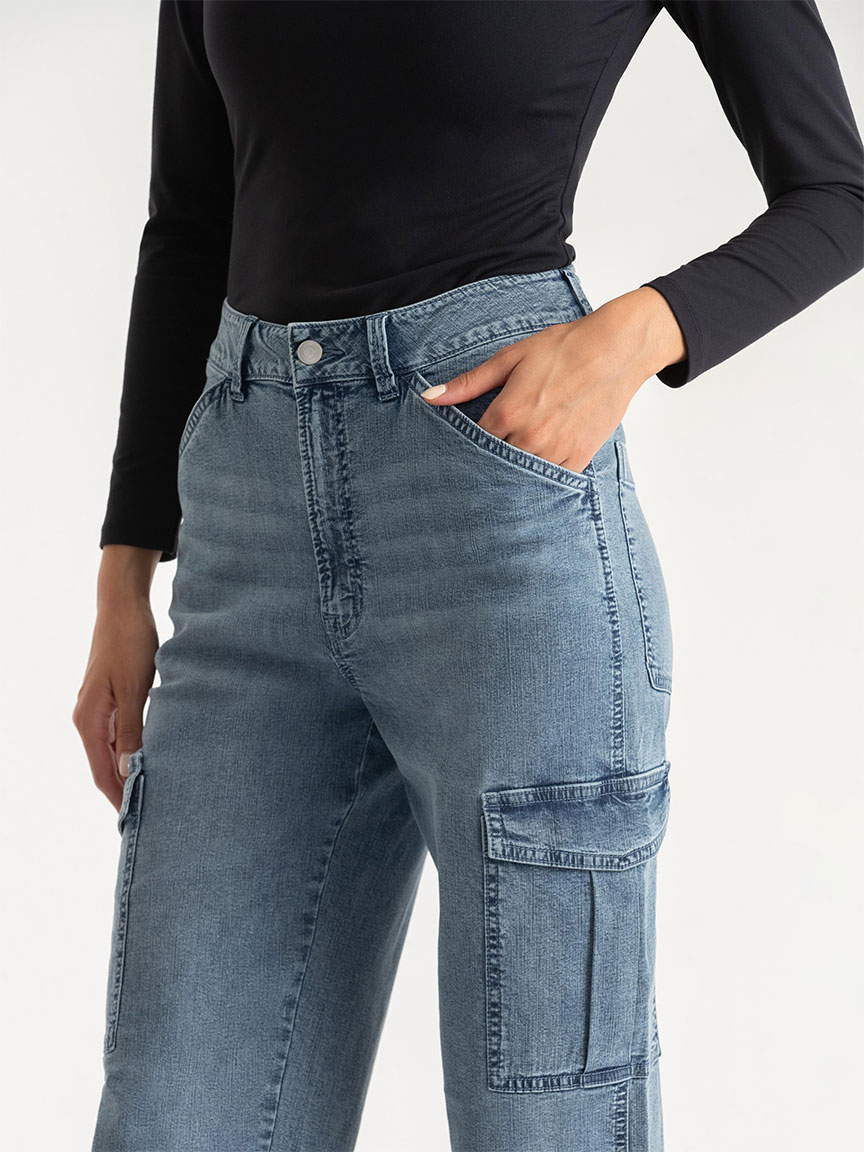 Lucy Loose Straight Cargo Jeans