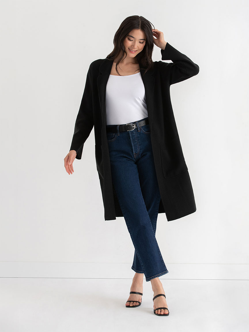 Long Length Sweater Blazer