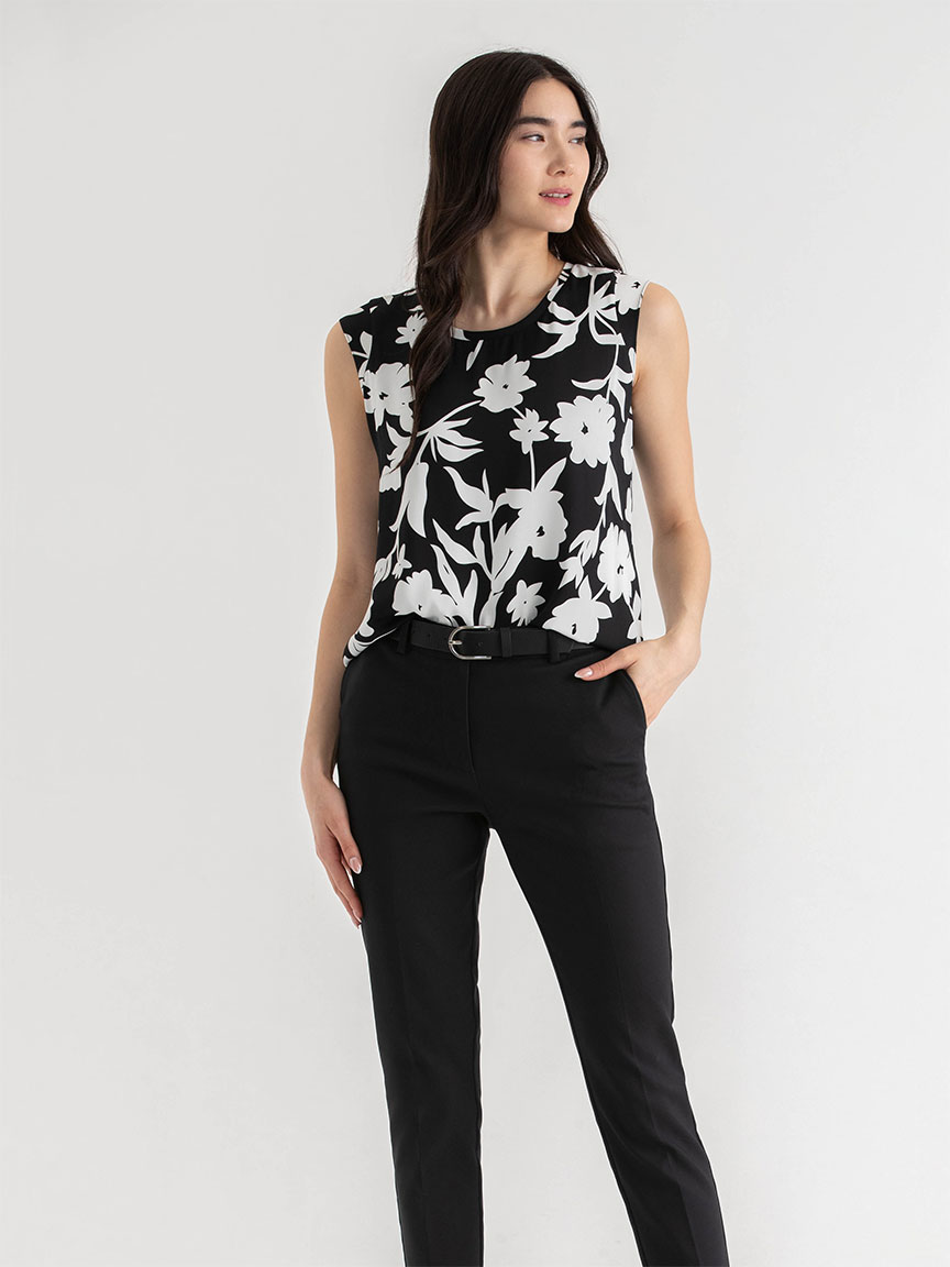 Carrie 2-Layer Cap Sleeve Blouse